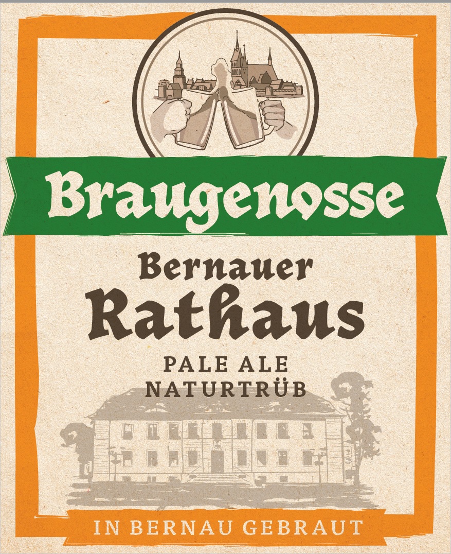 Bernauer Rathaus Etikett